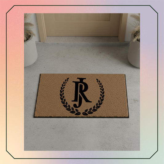 Initial monogram (letters customizable)